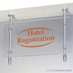 Rod Mounted Hotel Sign