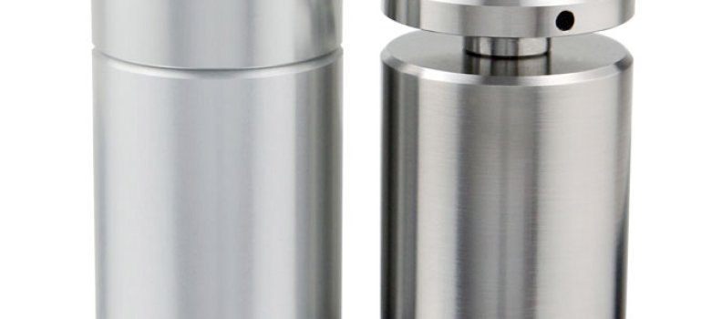 Aluminum vs. Stainless Steel. Both are available with custom finishes.